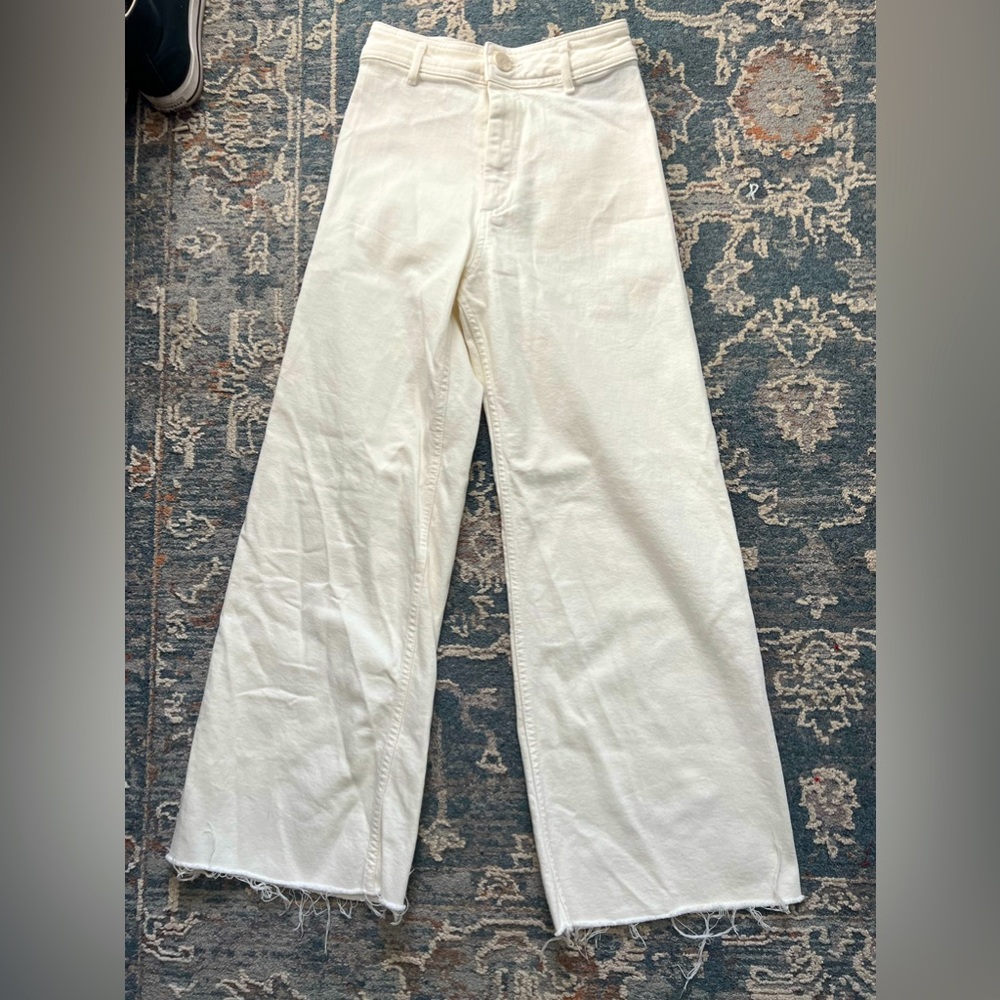 Zara wide flared jeans